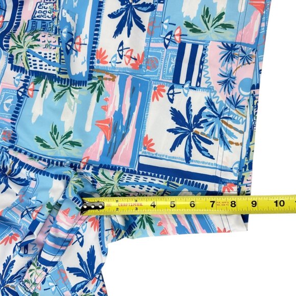 George Men's Stretch Above The Knee Novelty UPF 50 White Postcard Shorts 3XL NWT - Picture 11 of 12